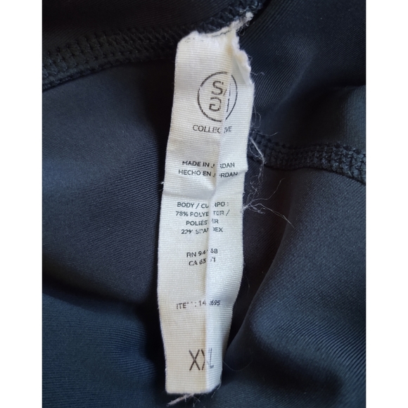 Sage Collective Yoga 7/8 Leggings High Waist Dark Teal Green Size XXL - Picture 6 of 8